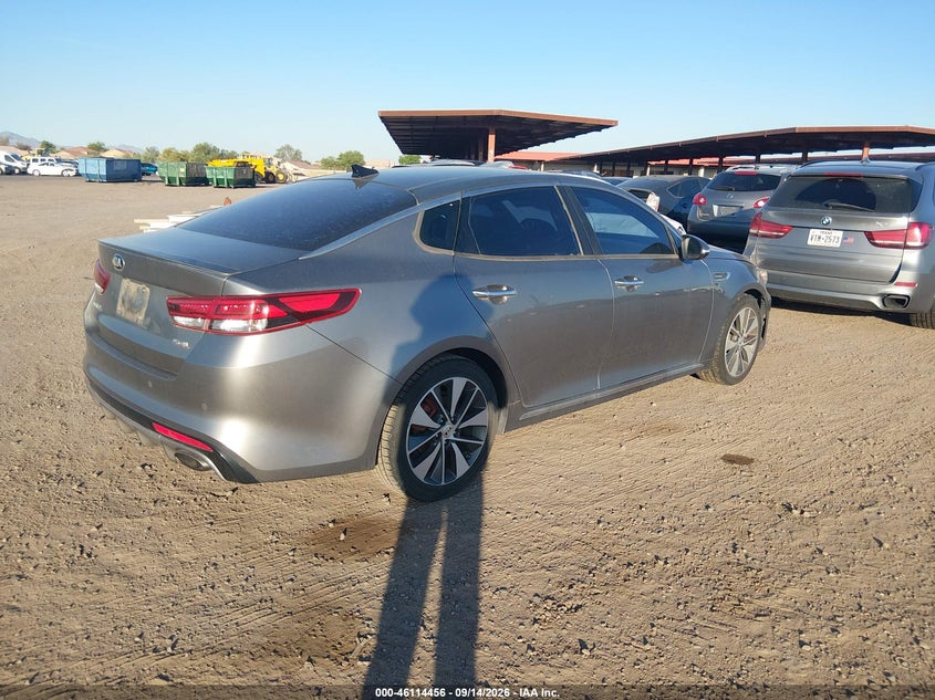 Vin: 5xxgv4l29gg022642, lot: 46614172, kia optima sxl turbo 20164
