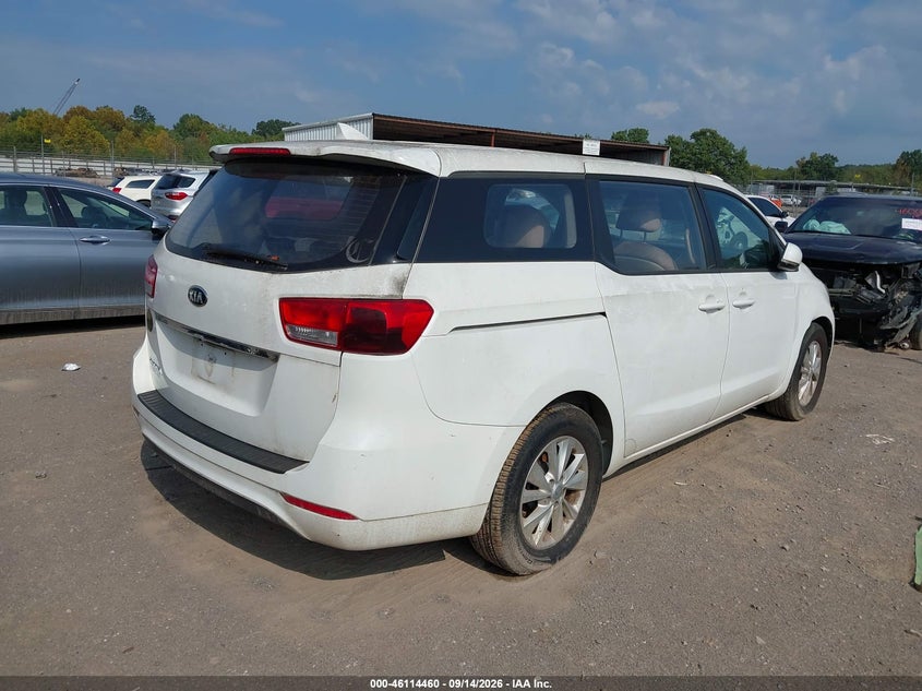 Vin: kndma5c12h6263289, lot: 46614176, kia sedona l 20174