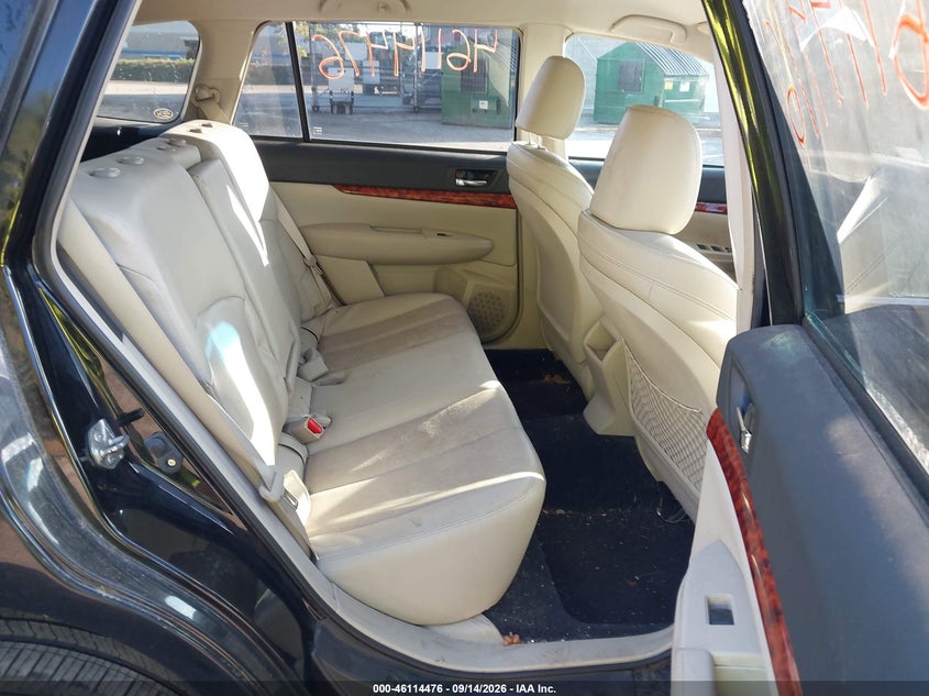 SUBARU OUTBACK 2011 VIN 4S4BRBJC2B3403008