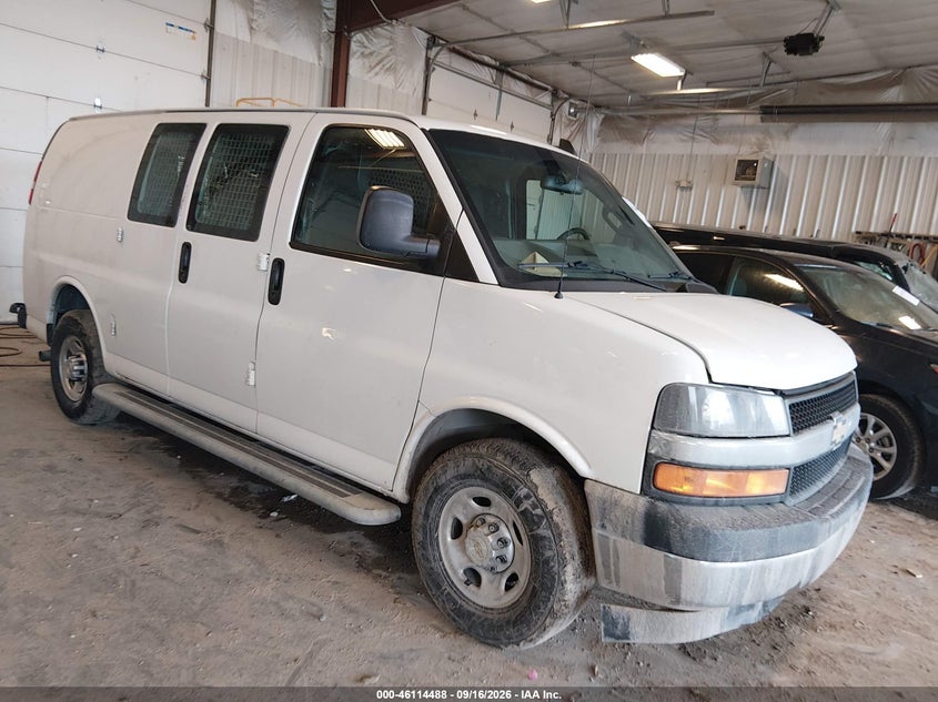 Vin: 1gcwgaf75m1283804, lot: 46614204, chevrolet express cargo rwd 2500 regular wheelbase wt 2021 img_1