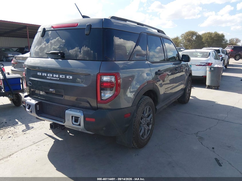 Vin: 3fmcr9bn9srf58153, lot: 46614207, ford bronco sport big bend 20254