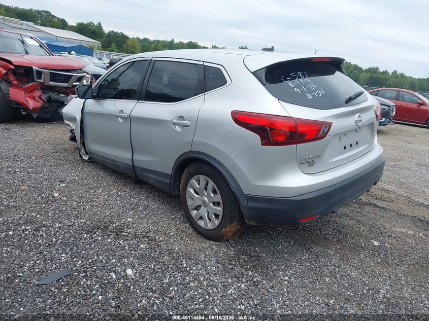 Vin: jn1bj1cr2kw340789, lot: 46614210, nissan rogue sport s 20193