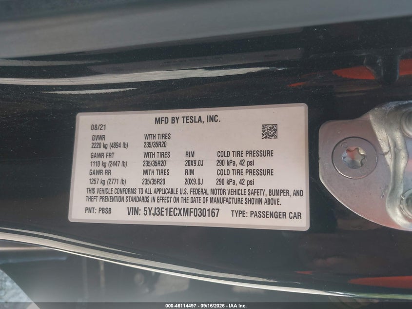 TESLA MODEL 3 - zdjęcie 9