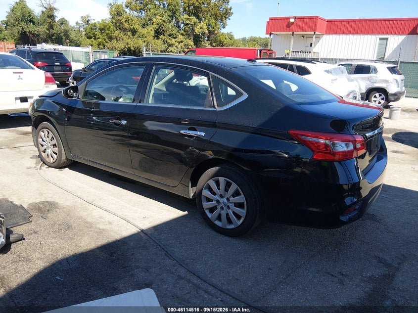Vin: 3n1ab7ap5gy311459, lot: 46614232, nissan sentra sv 20163