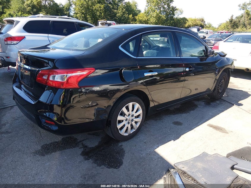 Vin: 3n1ab7ap5gy311459, lot: 46614232, nissan sentra sv 20164
