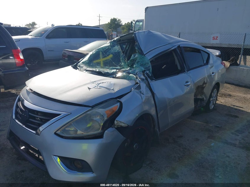 Vin: 3n1cn7ap1gl850710, lot: 46614236, nissan versa 1.6 sl 20162