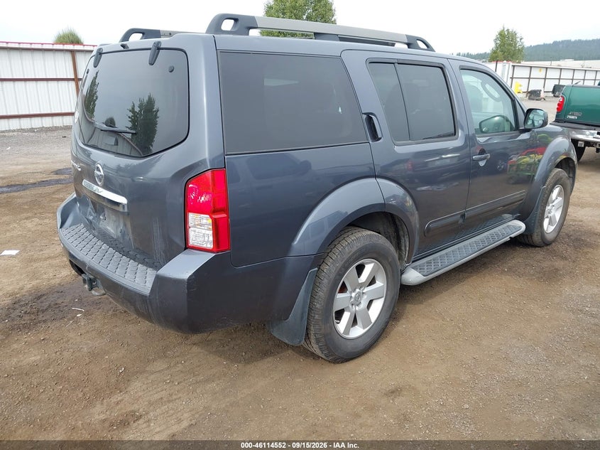 Vin: 5n1ar1nb9bc616612, lot: 46614268, nissan pathfinder sv 20114