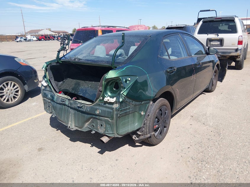 Vin: 2t1burhe0gc647290, lot: 46614270, toyota corolla le 20164