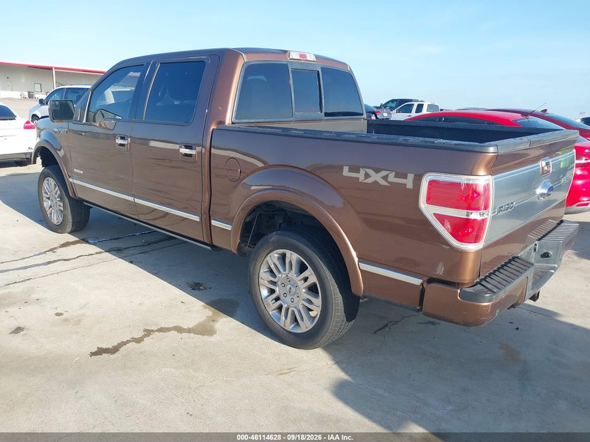 Vin: 1ftfw1et7cfa69514, lot: 46614344, ford f-150 platinum 20123