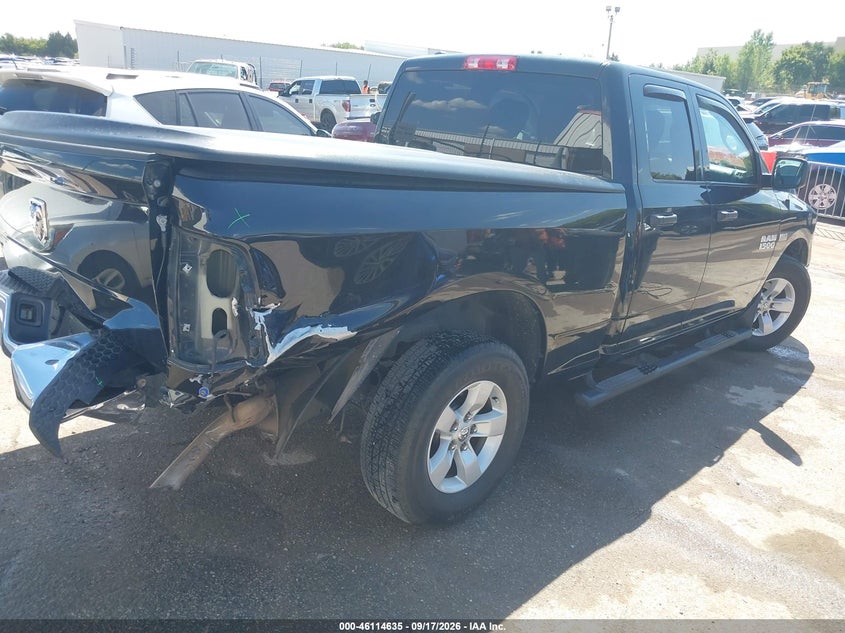 Vin: 1c6rr6ft6js293949, lot: 46614351, ram 1500 tradesman  4x2 6'4 box 20184