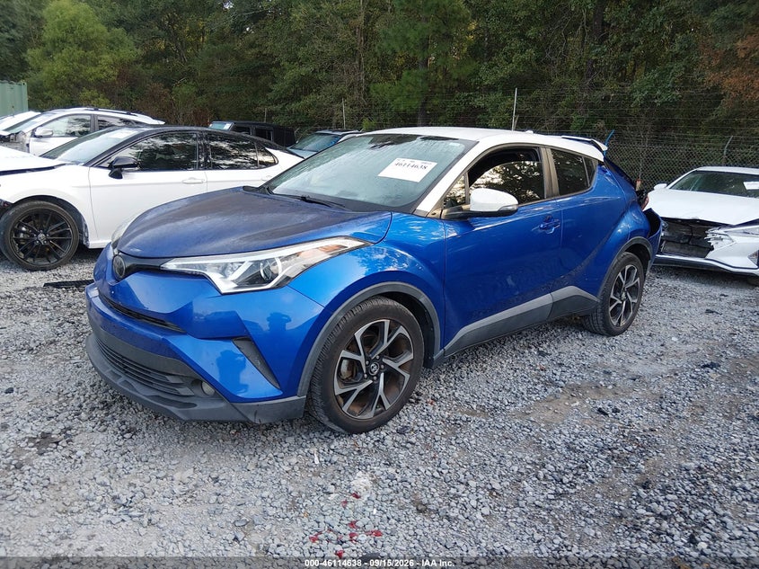 Vin: jtnkhmbx8j1006249, lot: 46614354, toyota c-hr xle premium 20182