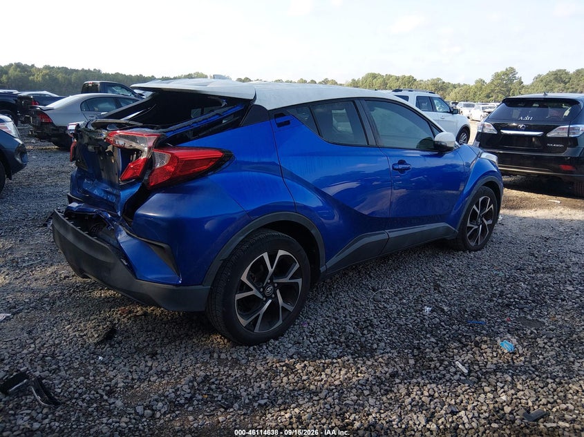 Vin: jtnkhmbx8j1006249, lot: 46614354, toyota c-hr xle premium 20184