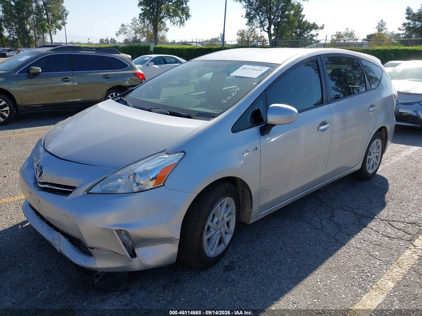 Vin: jtdzn3eu4ej004009, lot: 46614384, toyota prius v two 20142