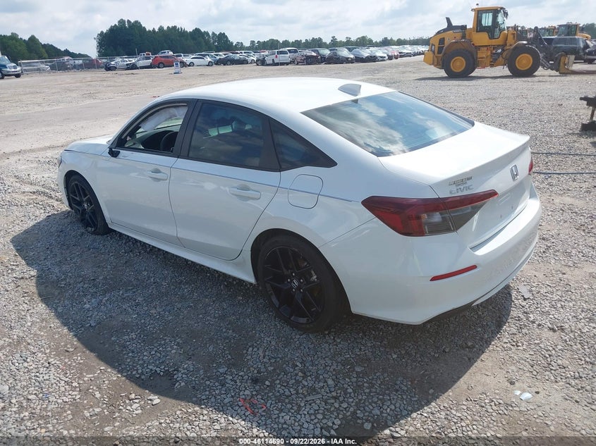 Vin: 2hgfe2f50sh544654, lot: 46614406, honda civic sport 20253