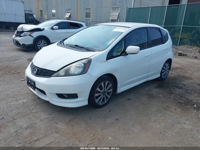 Vin: jhmge8h58cc009948, lot: 46614414, honda fit sport 20122