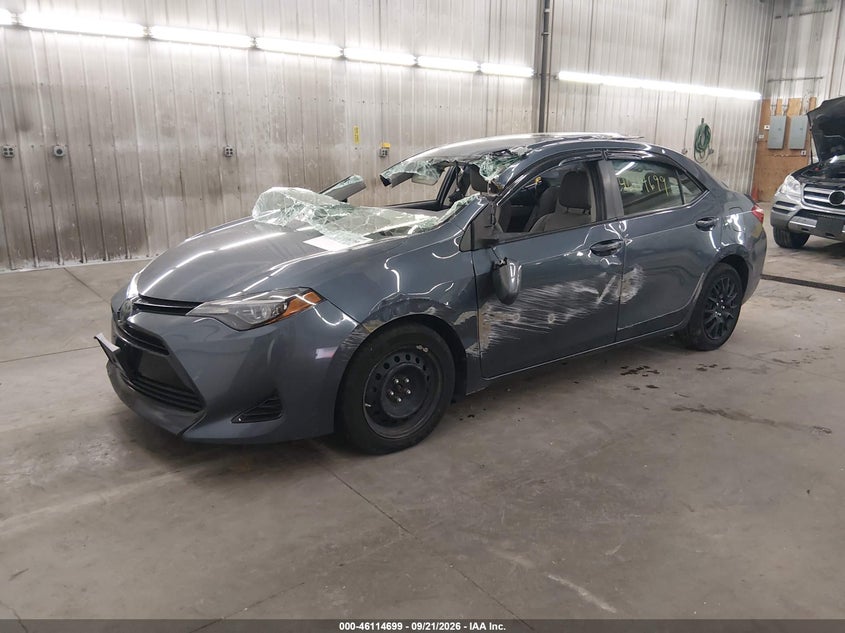 Vin: 2t1burhe6jc116408, lot: 46614415, toyota corolla le 20182