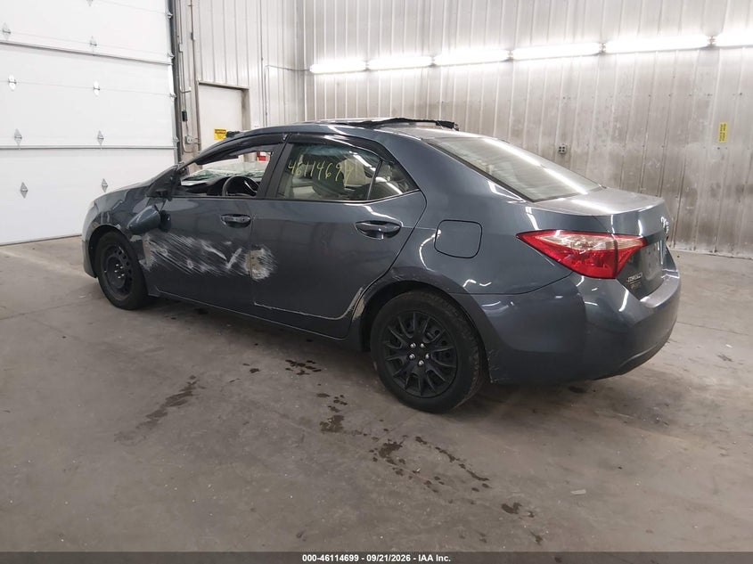 Vin: 2t1burhe6jc116408, lot: 46614415, toyota corolla le 20183