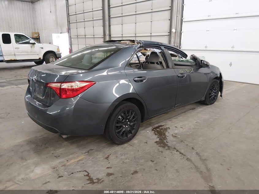Vin: 2t1burhe6jc116408, lot: 46614415, toyota corolla le 20184
