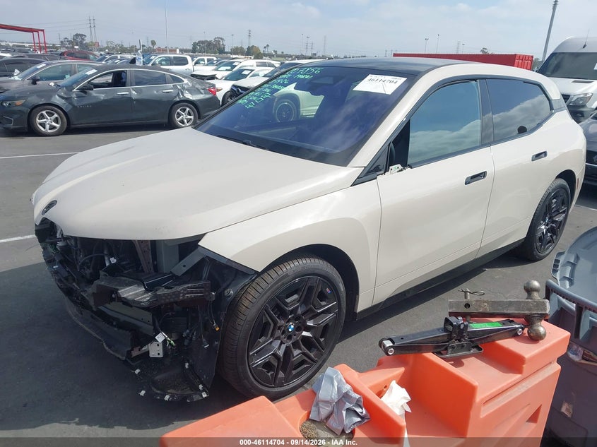 Vin: wb553cf02tcw50646, lot: 46614420, bmw ix xdrive60 20262