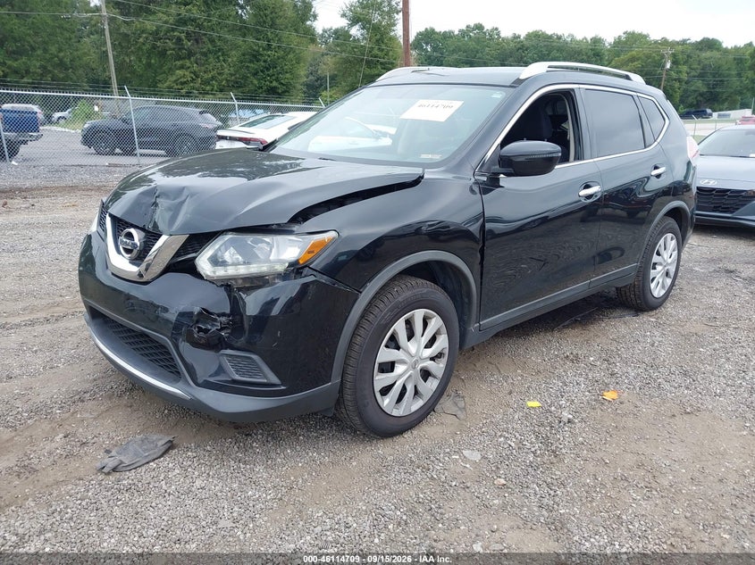 Vin: jn8at2mt7gw026926, lot: 46614425, nissan rogue s 20162