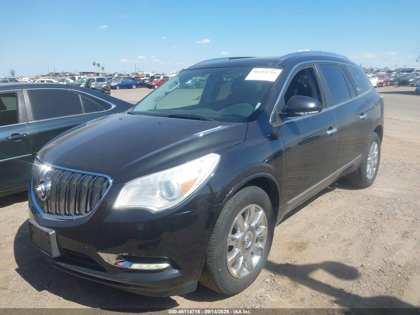 Vin: 5gakvbkd2ej356183, lot: 46614432, buick enclave leather 20142