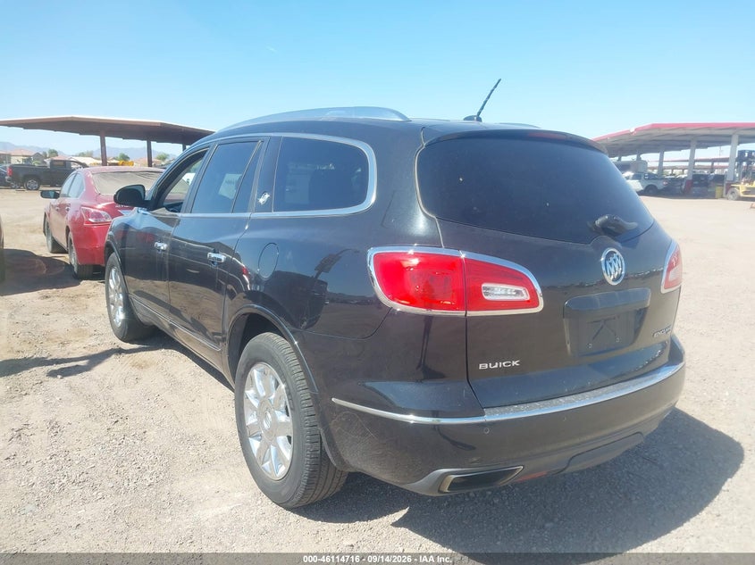 Vin: 5gakvbkd2ej356183, lot: 46614432, buick enclave leather 20143