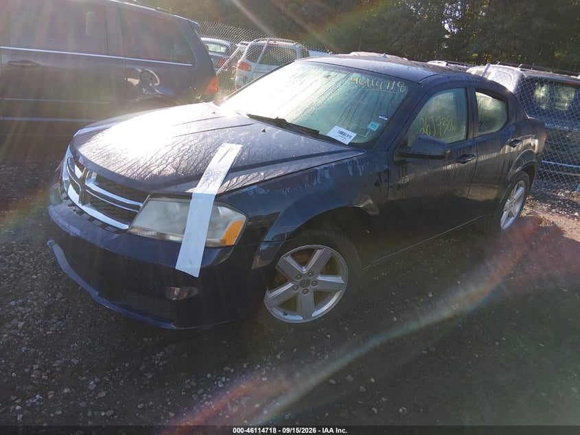 Vin: 1c3cdzab1dn708440, lot: 46614434, dodge avenger se 20132