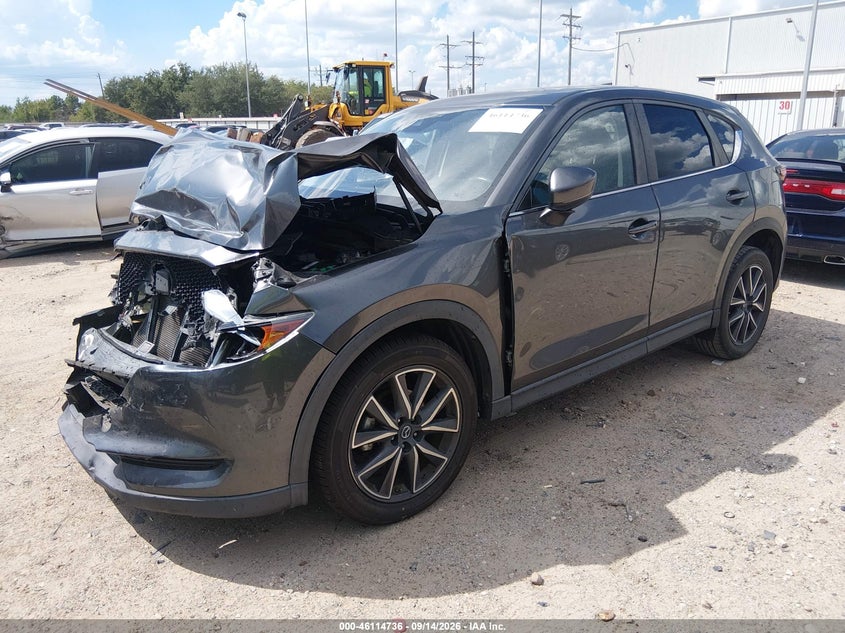 Vin: jm3kfacm7j0401355, lot: 46614452, mazda cx-5 touring 20182