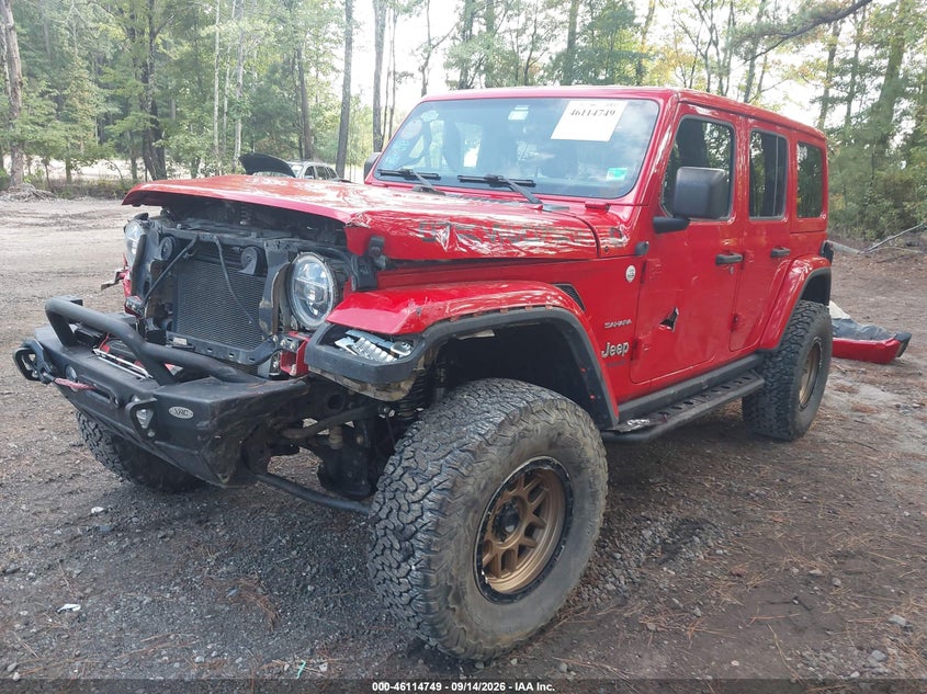 Vin: 1c4hjxeg3jw130769, lot: 46614465, jeep wrangler unlimited sahara 4x4 20182