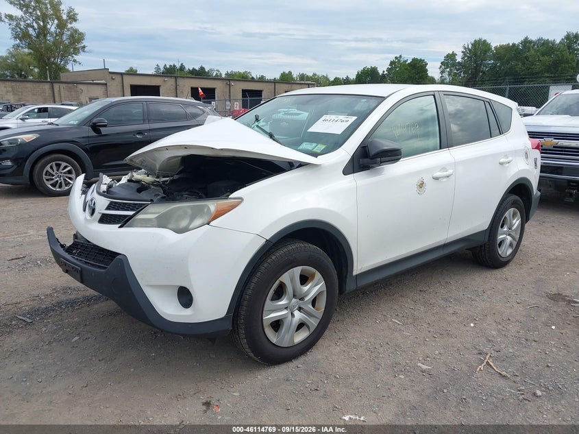 Vin: 2t3bfrev2dw036662, lot: 46614485, toyota rav4 le 20132