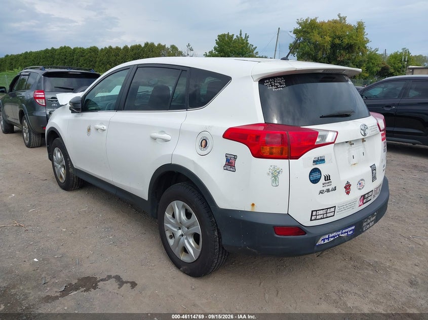 Vin: 2t3bfrev2dw036662, lot: 46614485, toyota rav4 le 20133