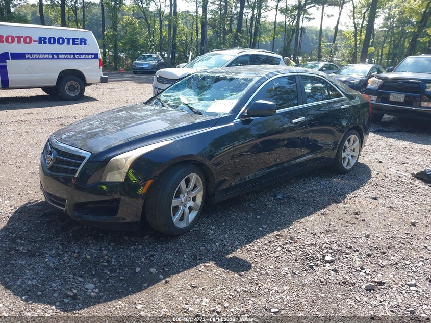 2013 Cadillac ATS, Переворот, IAAI, VIN 1G6AA5RA0D0118746 — фото 2