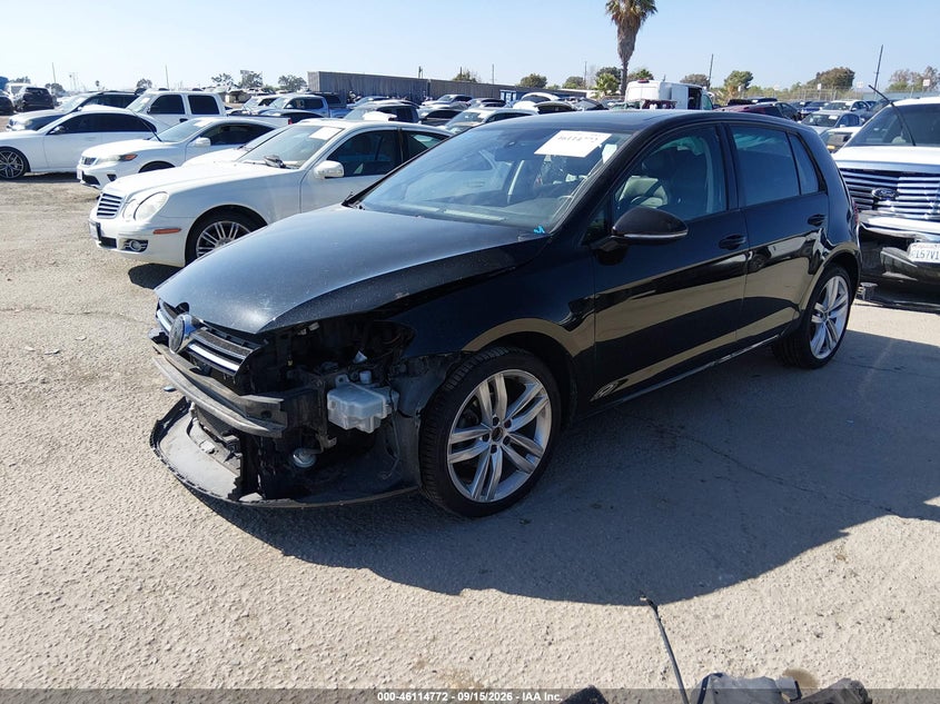 Vin: 3vw2a7au3fm060096, lot: 46614489, volkswagen golf tdi sel 4-door 20152
