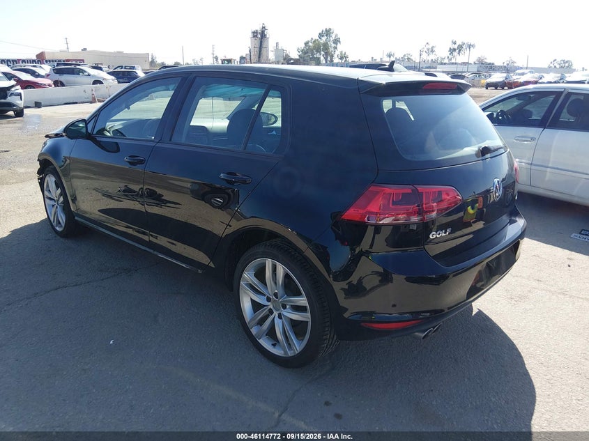 Vin: 3vw2a7au3fm060096, lot: 46614489, volkswagen golf tdi sel 4-door 20153