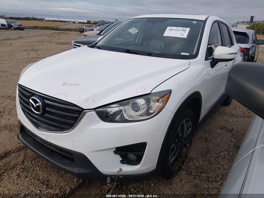 Vin: jm3ke4dy5g0681081, lot: 46614496, mazda cx-5 grand touring 20162