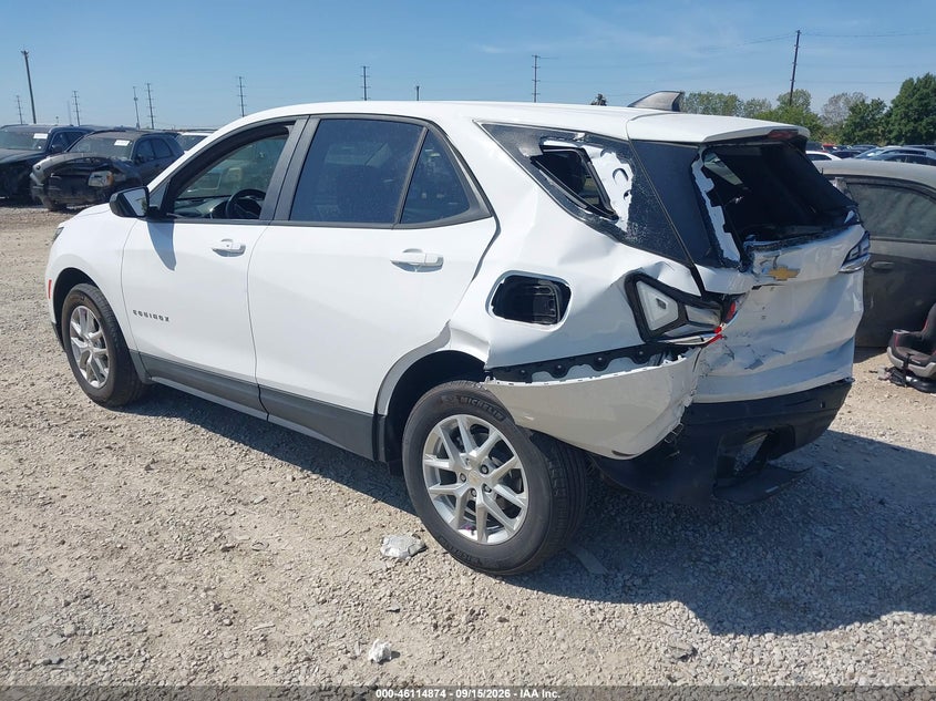 Vin: 3gnaxheg7rl216004, lot: 46614590, chevrolet equinox fwd ls 20243