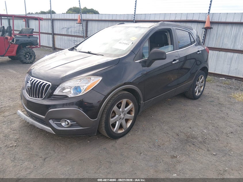 Vin: kl4cjcsb8db211610, lot: 46614601, buick encore leather 20132