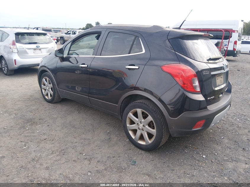 Vin: kl4cjcsb8db211610, lot: 46614601, buick encore leather 20133