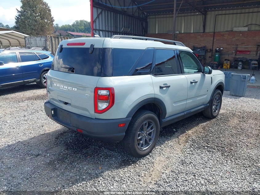 Vin: 3fmcr9b66pre36835, lot: 46614621, ford bronco sport big bend 20234