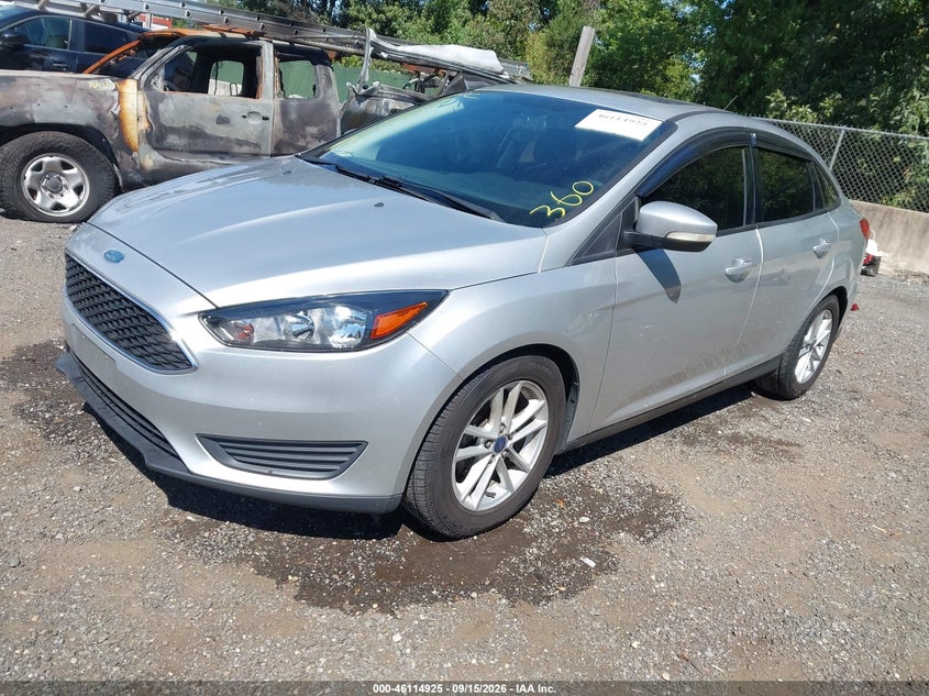 Vin: 1fadp3f23fl338187, lot: 46614641, ford focus se 20152