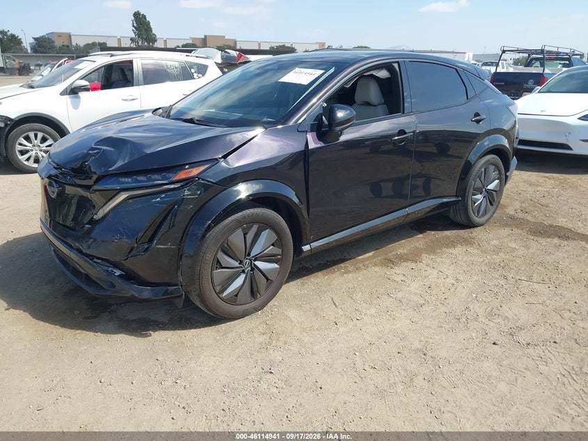 Vin: jn8df0bf9sm764186, lot: 46614657, nissan ariya evolve+ 20252