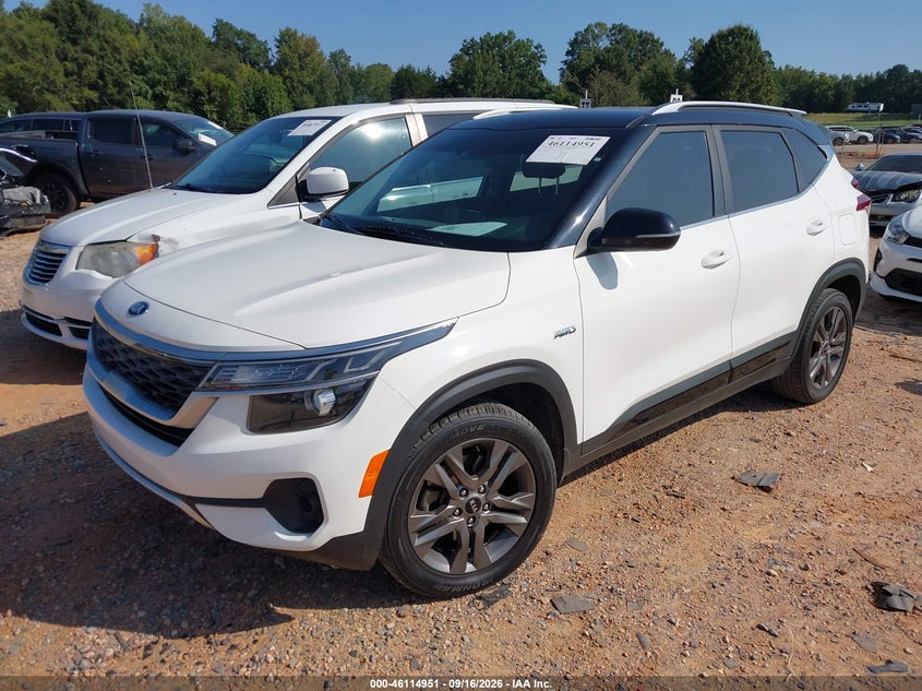 Vin: kndeucaa5m7078709, lot: 46614667, kia seltos s 20212