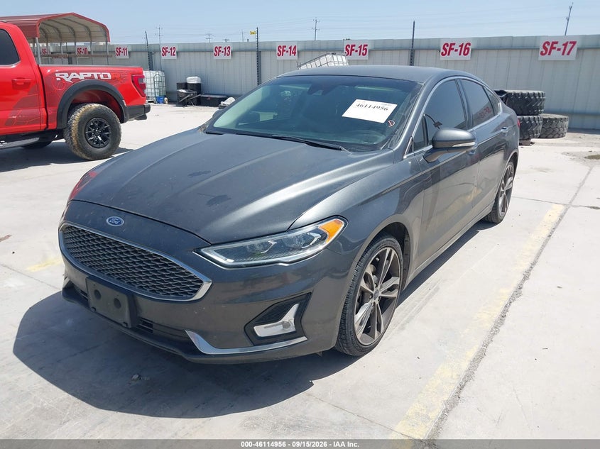 Vin: 3fa6p0d99kr186497, lot: 46614672, ford fusion titanium 20192