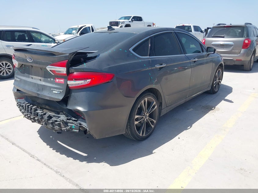 Vin: 3fa6p0d99kr186497, lot: 46614672, ford fusion titanium 20194