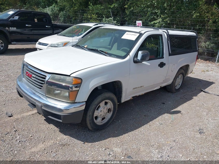 GMC CANYON 2005 VIN 1GTCS148658139183