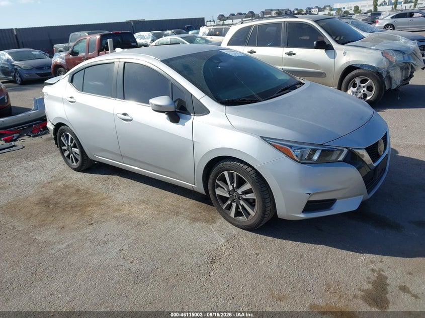 Vin: 3n1cn8ev4ml886790, lot: 46614719, nissan versa sv xtronic cvt 2021 img_1