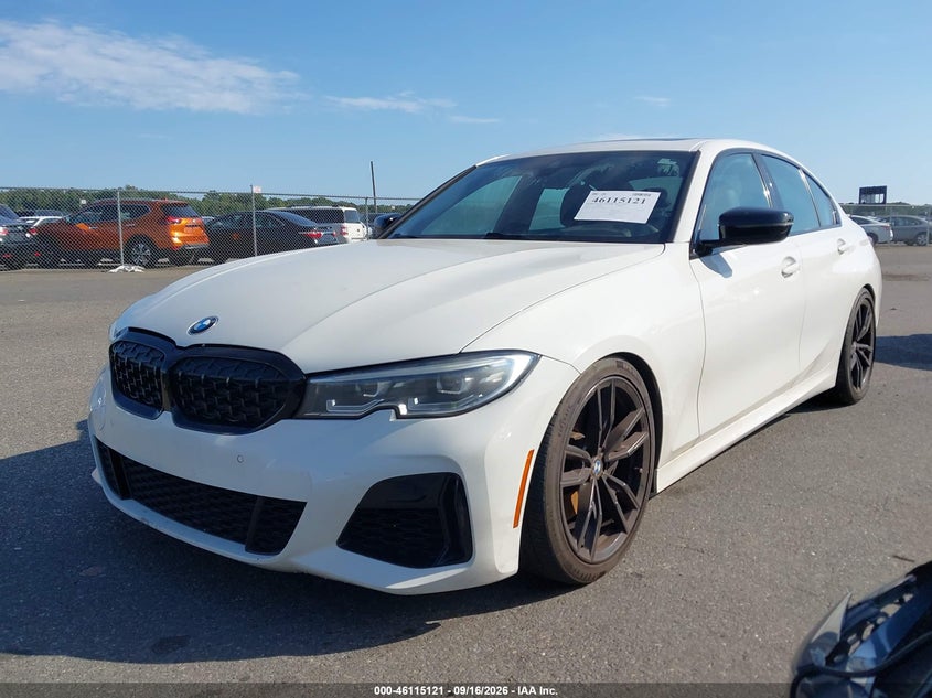 Vin: 3mw5u7j08m8b70892, lot: 46614837, bmw m340i 20212