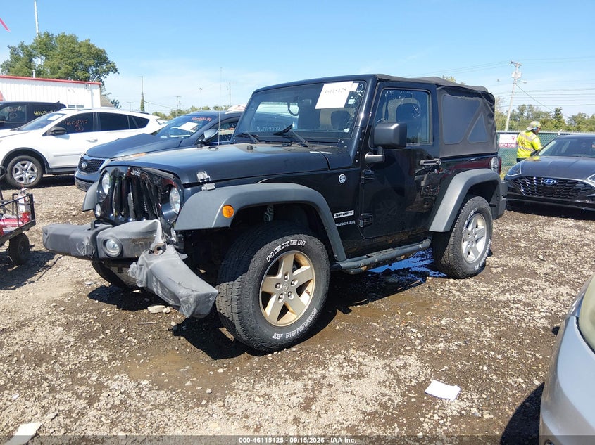 2016 Jeep Wrangler, Front End, IAAI, VIN 1C4AJWAGXGL120087 — photo 2