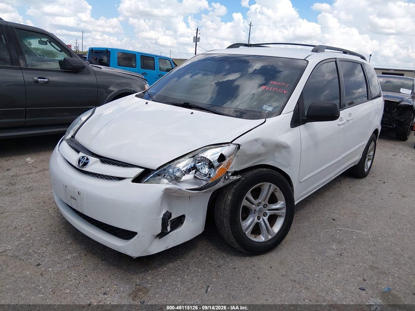 Vin: 5tdkk4cc8as308693, lot: 46614842, toyota sienna ce 20102