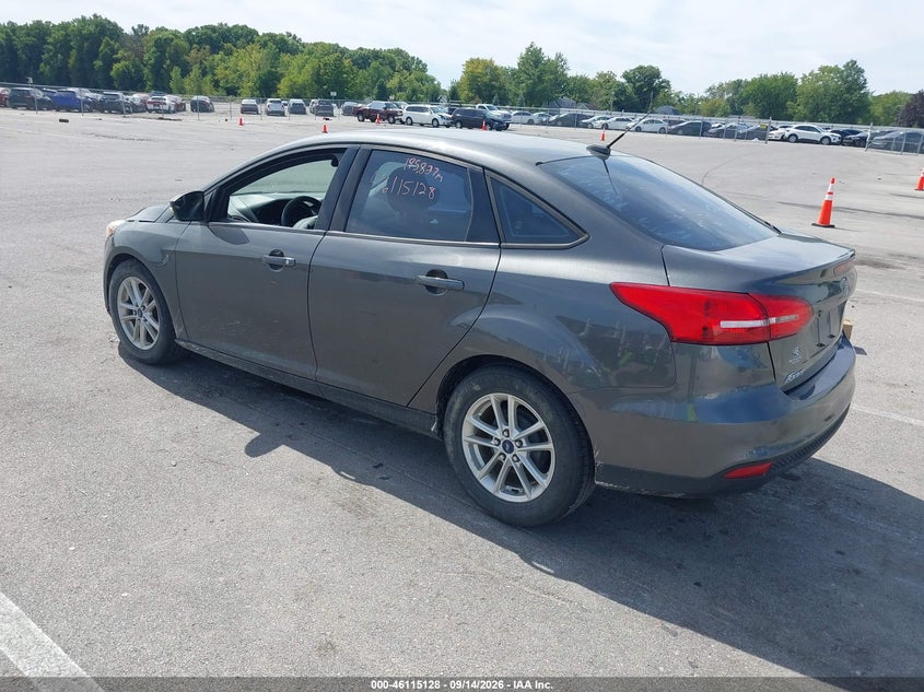 Vin: 1fadp3f20fl346893, lot: 46614844, ford focus se 20153